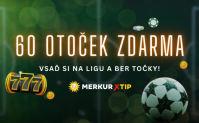 60 free spinů za sázky na MerkurXtip