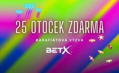BetX 25 otoček zdarma