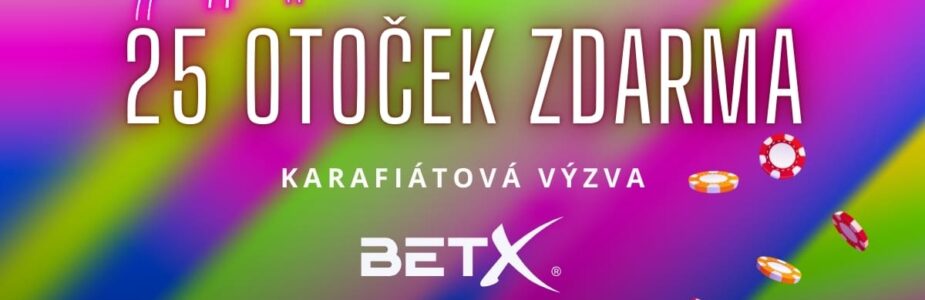BetX 25 otoček zdarma