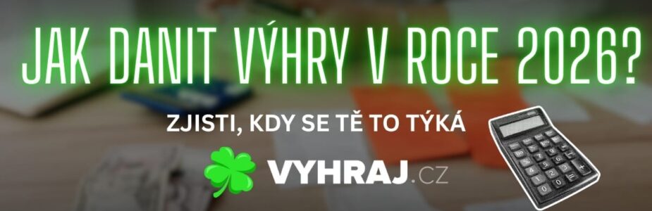 Danění výher z hazardu v roce 2026