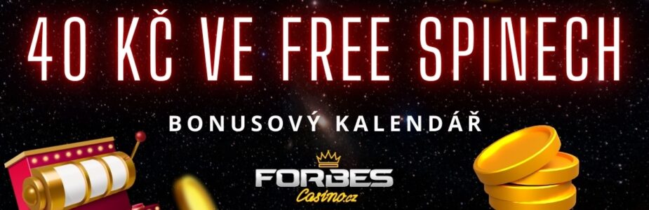 Forbes 40 Kč ve free spinech