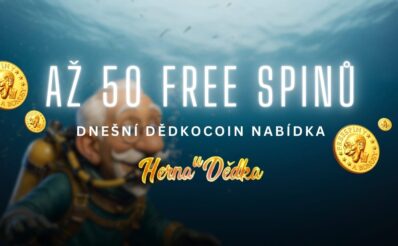 Herna U Dědka nabízí až 50 free spinů