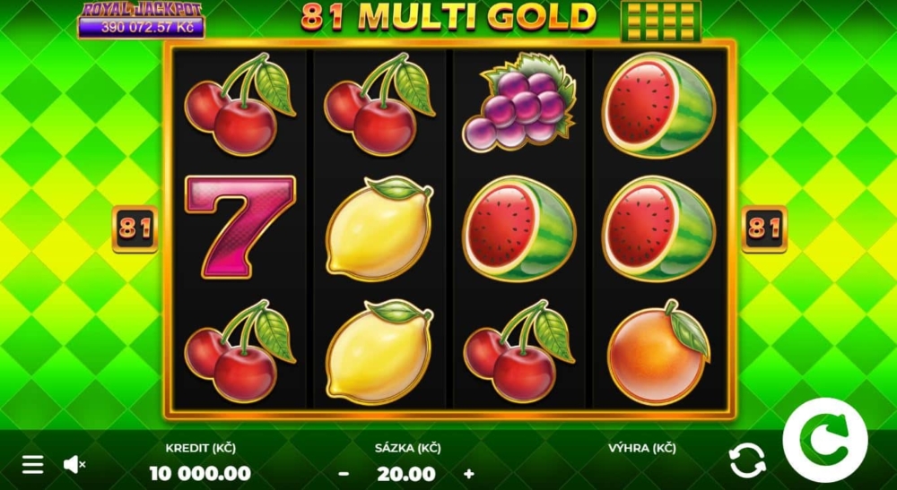 Online herní automat 81 Multi Gold
