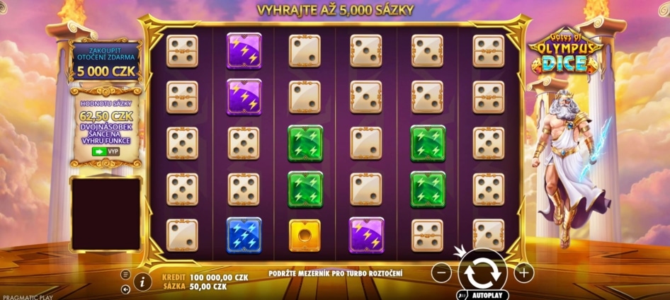 Gates of Olympus Dice od Pragmatic Play