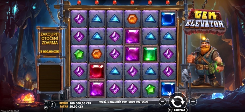 Gem Elevator od Pragmatic Play