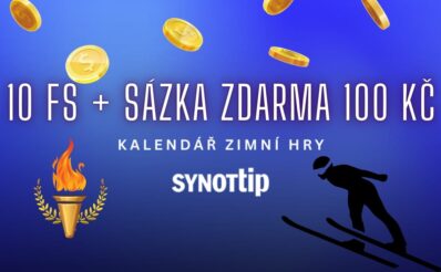 Synottip 10 FS + sázka zdarma 100 Kč