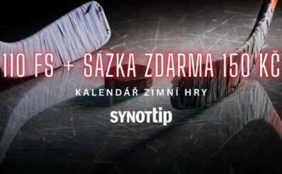 Synottip 110 fs+ sázka 150 Kč