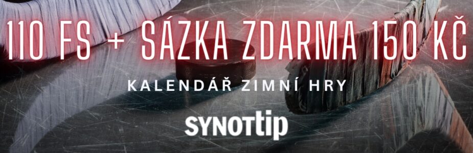 Synottip 110 fs+ sázka 150 Kč