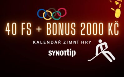 Synottip 40 FS + bonus 2000 Kč