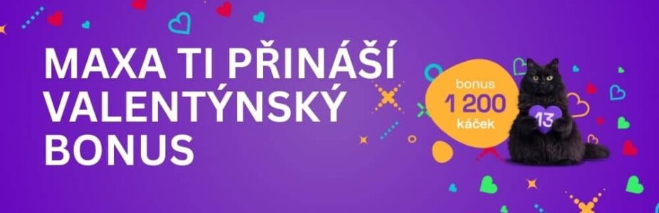Odnes si od Maxy valentýnský bonus!