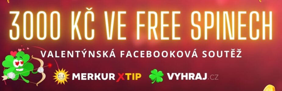 Valentýnská soutěž s Merkurem o 3000 Kč