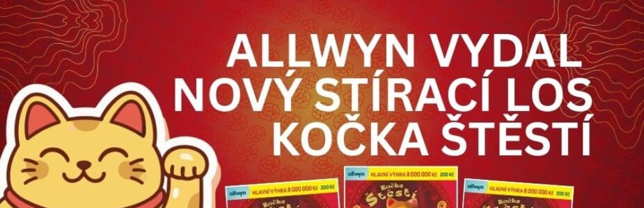 Allwyn vydal nový stírací los s názvem Kočka štěstí! Co ti tenhle kousek přináší?