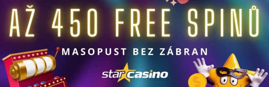 Až 450 free spinů ve Star Casinu
