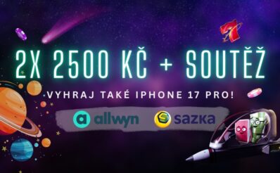 Bonus 2x 2500 Kč + soutěž u Allwynu