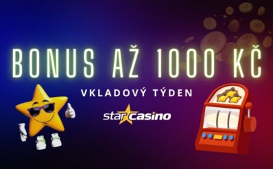 Bonus až 1000 Kč u Star Casina