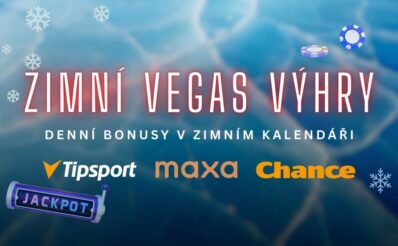 Kalendář Zimní Vegas výhry u Tipsportu a Chance a Maxy