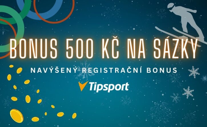 Navýšený bonus za registraci u Tipsportu