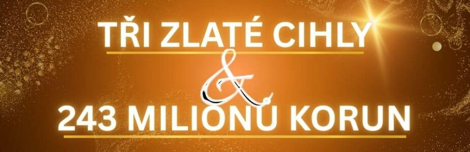 Odnes si jednu ze tří zlatých cihel z dnešního slosování!