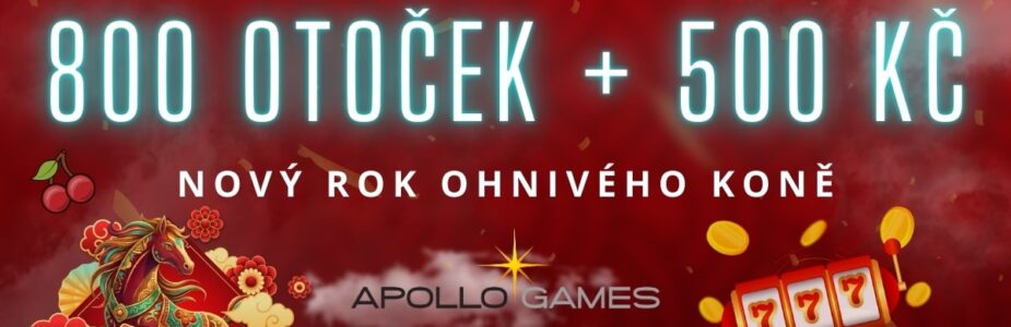 Získej 800 FS + 500 Kč u Apollo Games