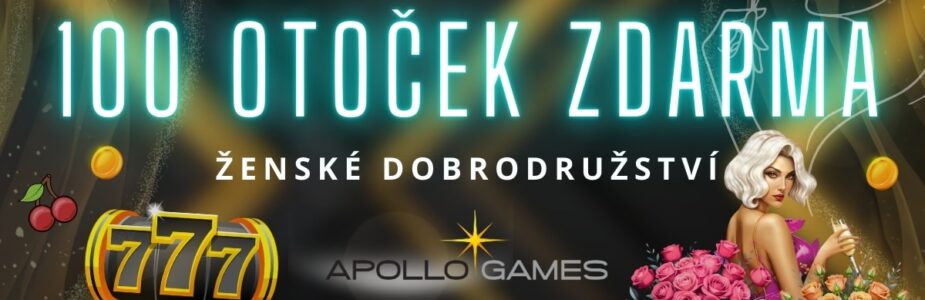 100 free spinů u Apollo Games