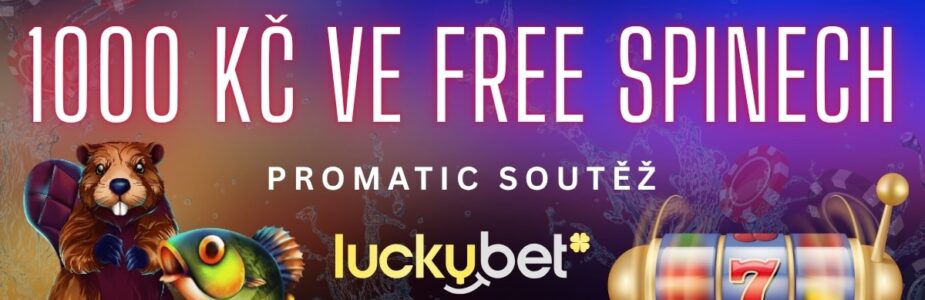 1000 Kč ve free spinech od casina Luckybet
