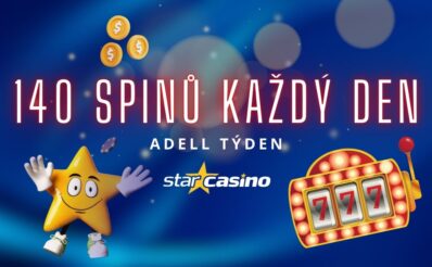 140 spinů každý den u Star Casina