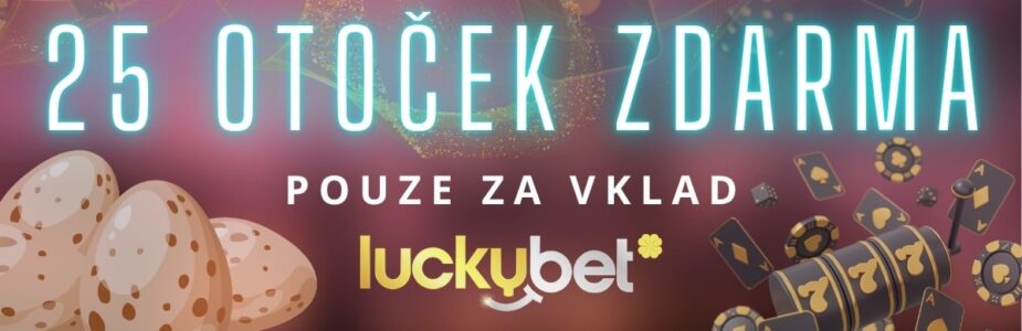 25 otoček zdarma od LuckyBetu