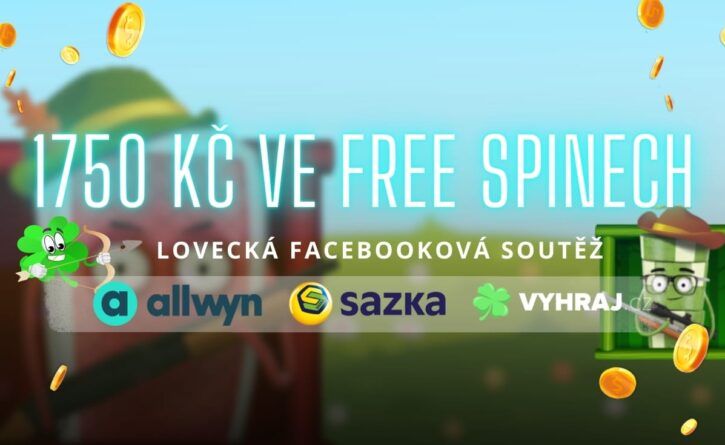 Allwyn soutěž o 1750 Kč ve free spinech
