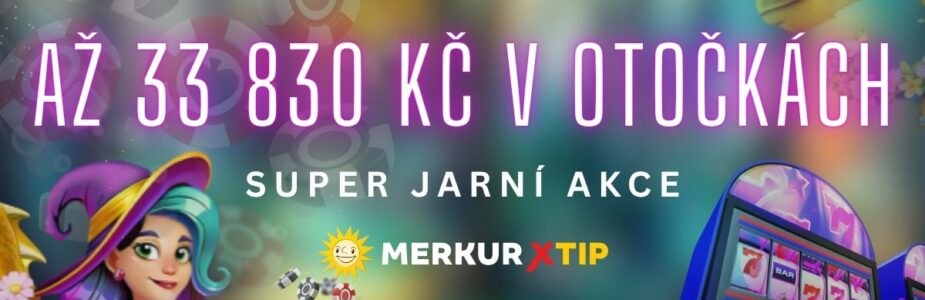 Až 33 830 Kč v otočkách od Casina MerkurXtip