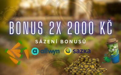 Bonus 2x 2000 Kč od Allwyn (Sazka)