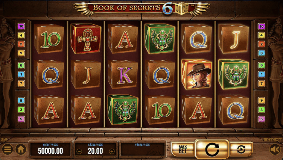 Book of Secrets 6 Dice od SYNOT Games