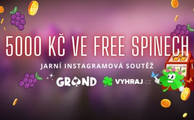 Grandwin soutěž o 5000 Kč ve free spinech