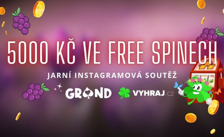 Grandwin soutěž o 5000 Kč ve free spinech