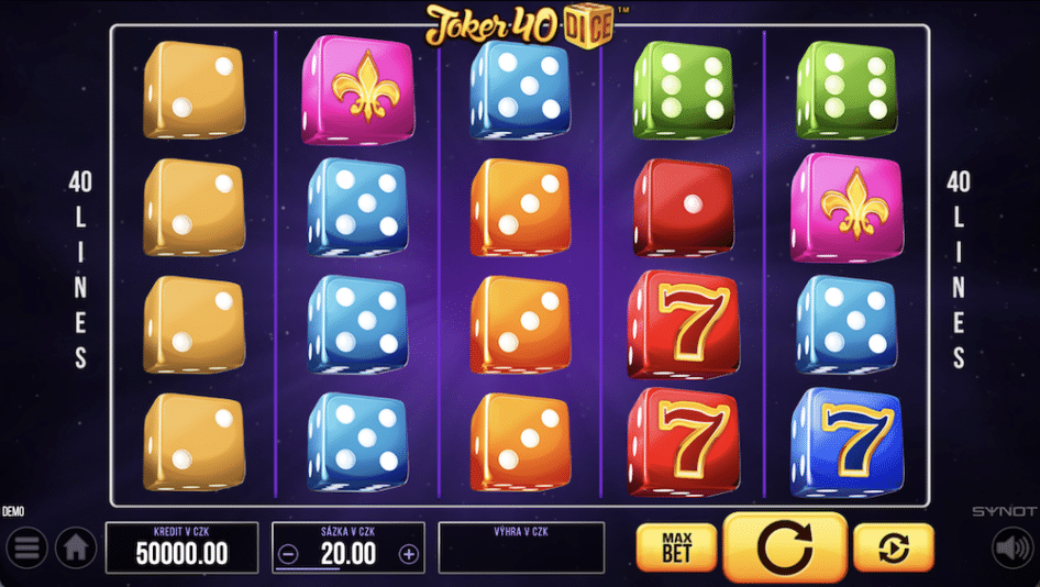 Joker 40 Dice od SYNOT Games