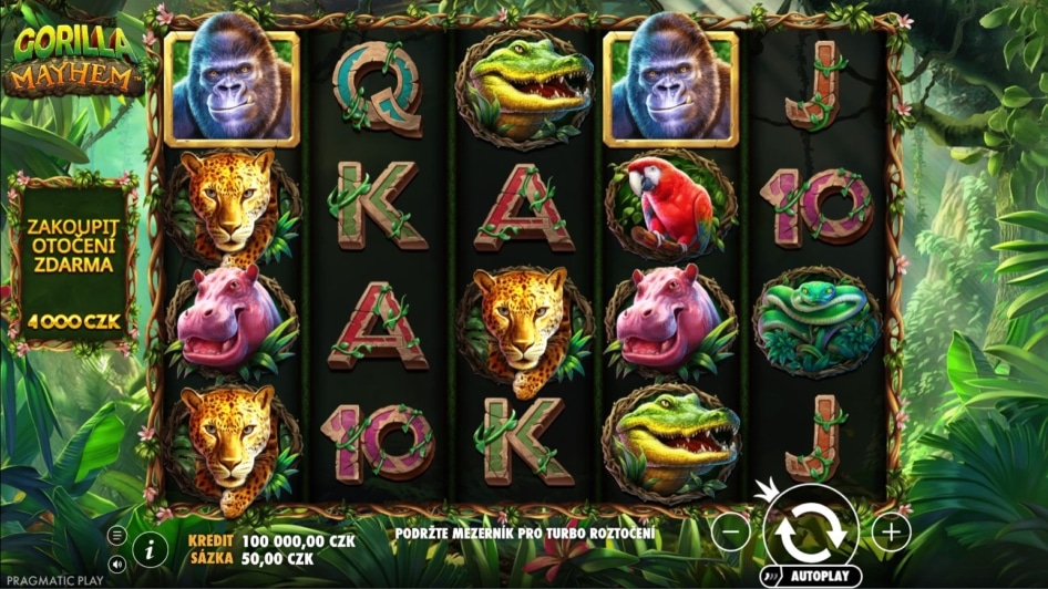Gorilla Mayhem od Pragmatic Play