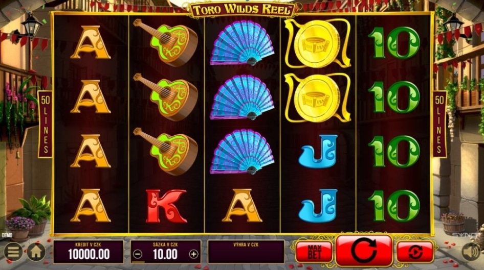 Toro Wilds Reel od SYNOT Games