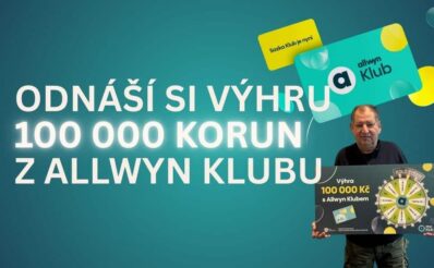 Pan Vlastimil si z Allwyn klubu odnáší výhru 100 000 Kč!