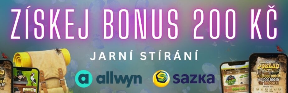 Získej bonus 200 Kč od Allwynu