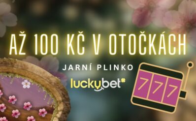 Až100 Kč v otočkách od LuckyBet