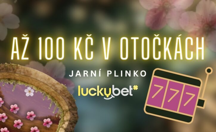 Až100 Kč v otočkách od LuckyBet