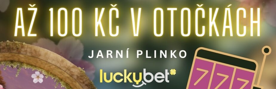 Až100 Kč v otočkách od LuckyBet
