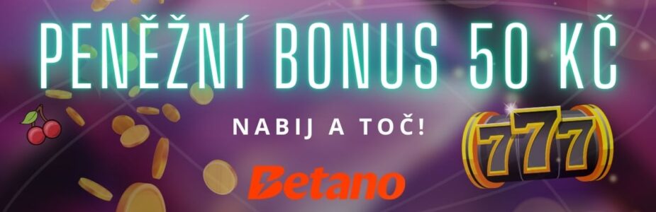 Bonus 50 Kč na Betanu