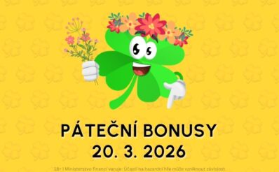 Free spiny a bonusy dnes 20-3-2026