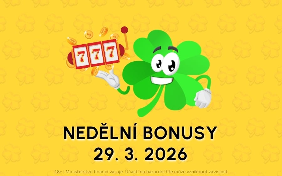 Free spiny a bonusy dnes 29-3-2026