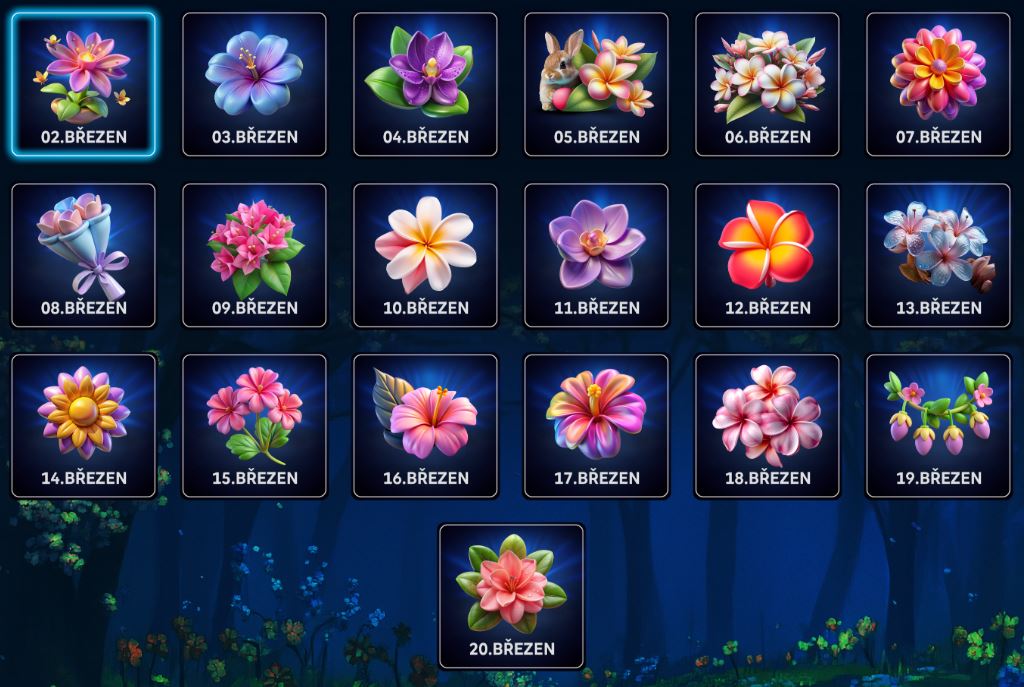 Jarní kalendář Merkur