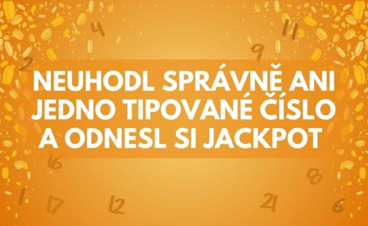 Ačkoli netrefil správně ani jednou číslo, tak si odnesl z nové slovenské loterie jackpot!