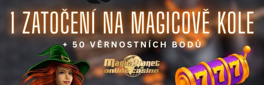 1 zatočení na Magicově kole + 50 bodů u Magic Planet