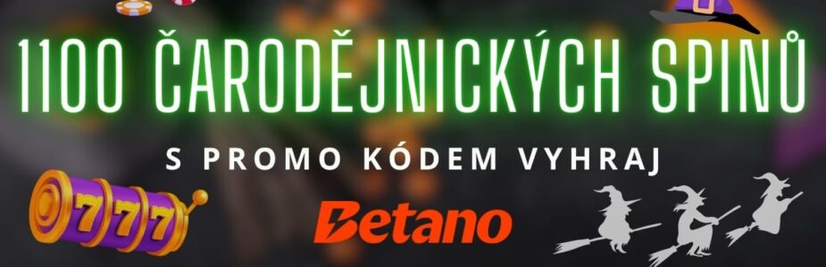 registrační bonus 1100 free spinů u Betana