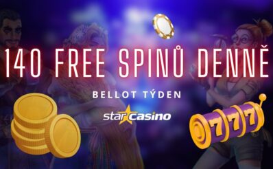 140 free spinů u Star Casina