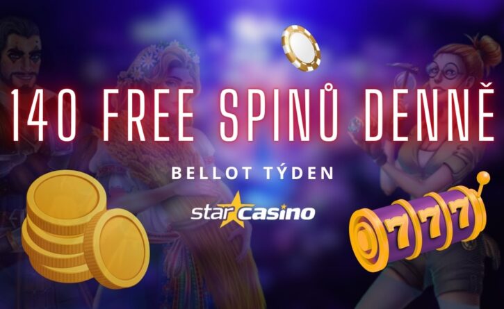 140 free spinů u Star Casina